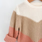 chevron sweater - pink