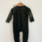 NTW mud pie velvet onesie 6-9M - green (pre-loved)