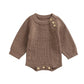 sweater onesie - brown