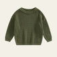 oversized knit sweater - green