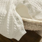 quilted onesie - white