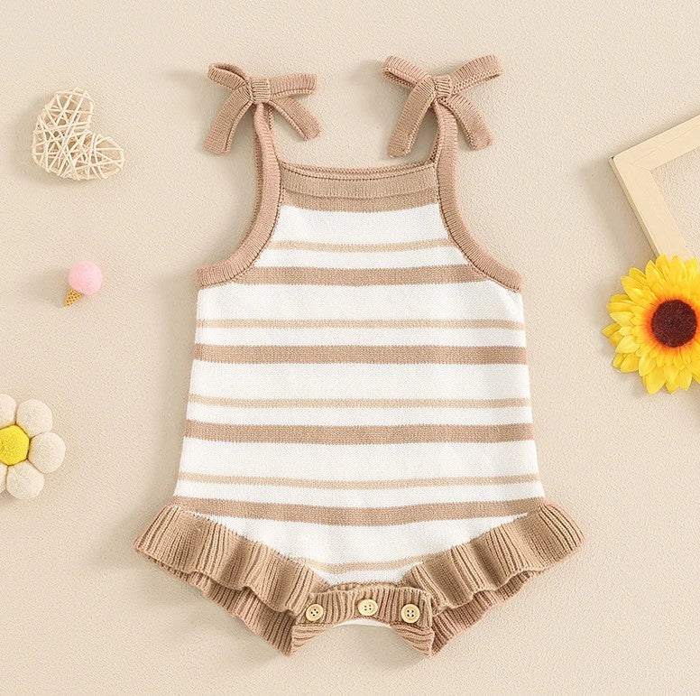 boho stripes onesie