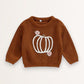 pumpkin sweater - brown