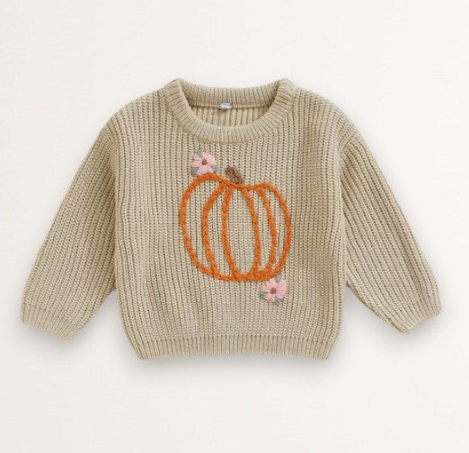 pumpkin sweater - beige