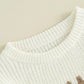 little sister sweater - white