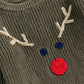 reindeer sweater - green