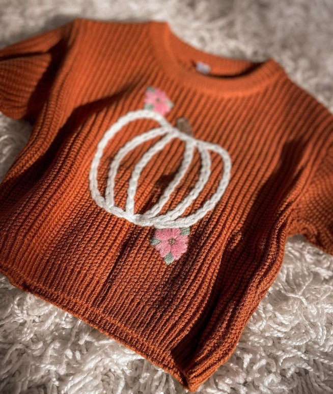 pumpkin sweater - brown