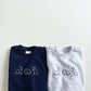 dino sweatshirt - gray